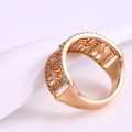 12245 Xuping Fashion Wholesale 18k chapado en oro con gran anillo de joyas, anillo de oro 18k joyería de mujer